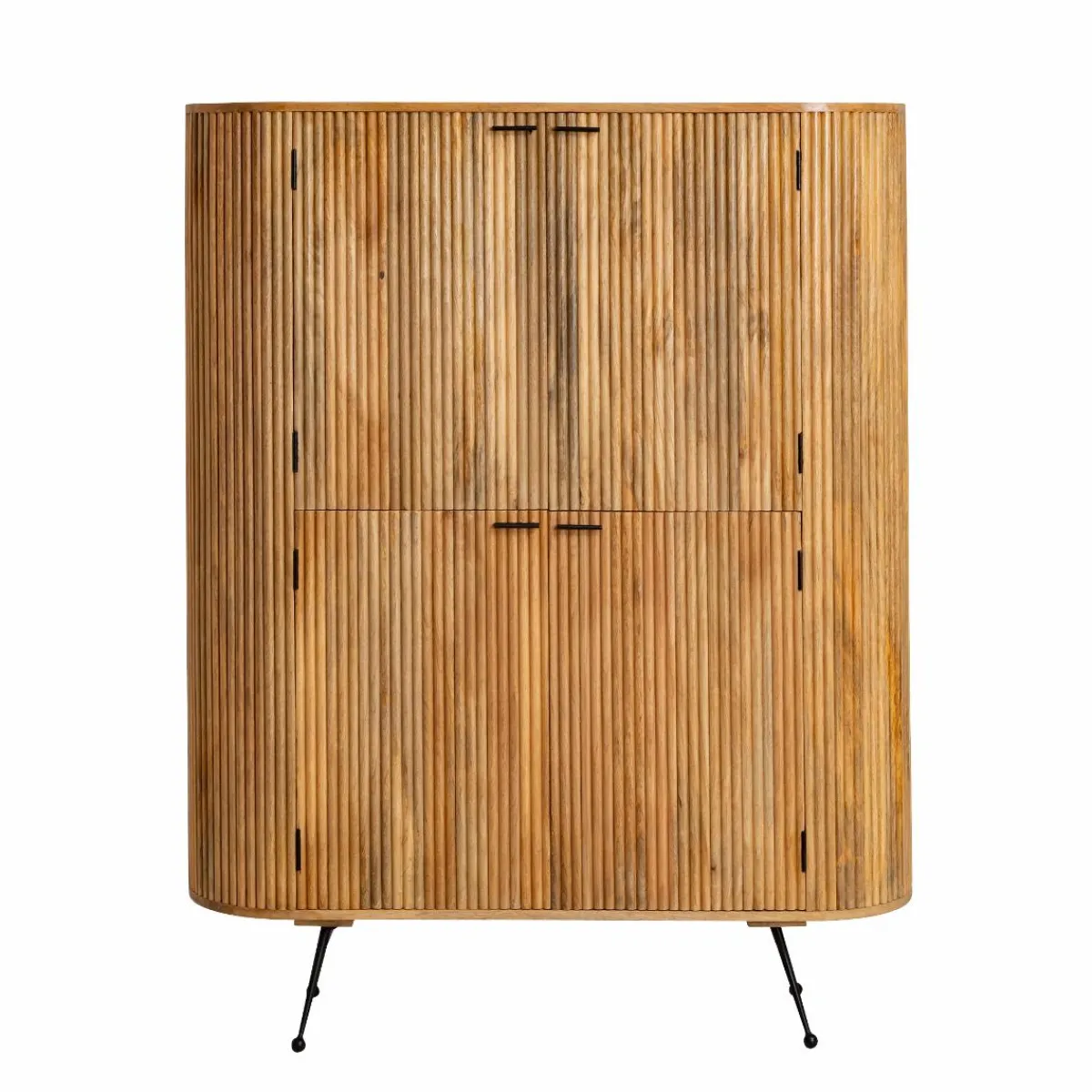 Made in Meubles Armoire en bois de manguier Ambrine