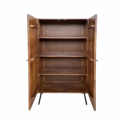 Made in Meubles Armoire en bois de manguier Gavin