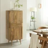 Made in Meubles Armoire en bois de manguier Aléna