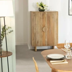 Made in Meubles Armoire en bois de manguier Ewan