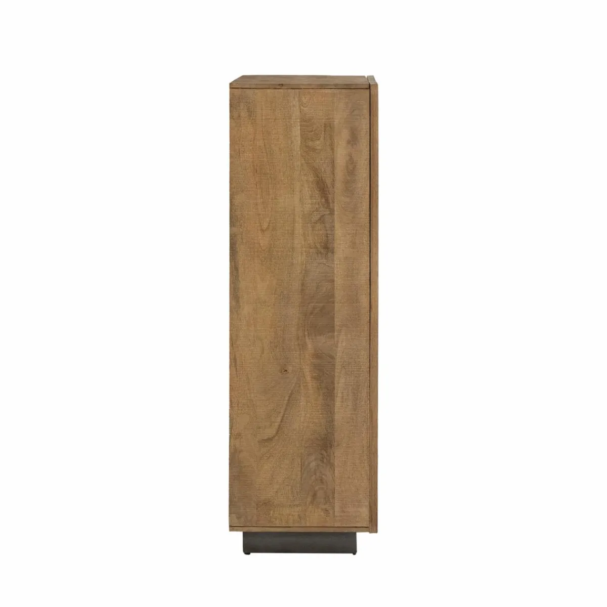 Made in Meubles Armoire en bois de manguier et métal Isil