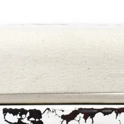 Made in Meubles Banc avec rangement en métal blanc Félicie