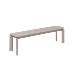 Made in Meubles Banc en aluminium taupe Apollon