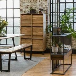 Made in Meubles Banc en bois de manguier Charlotte