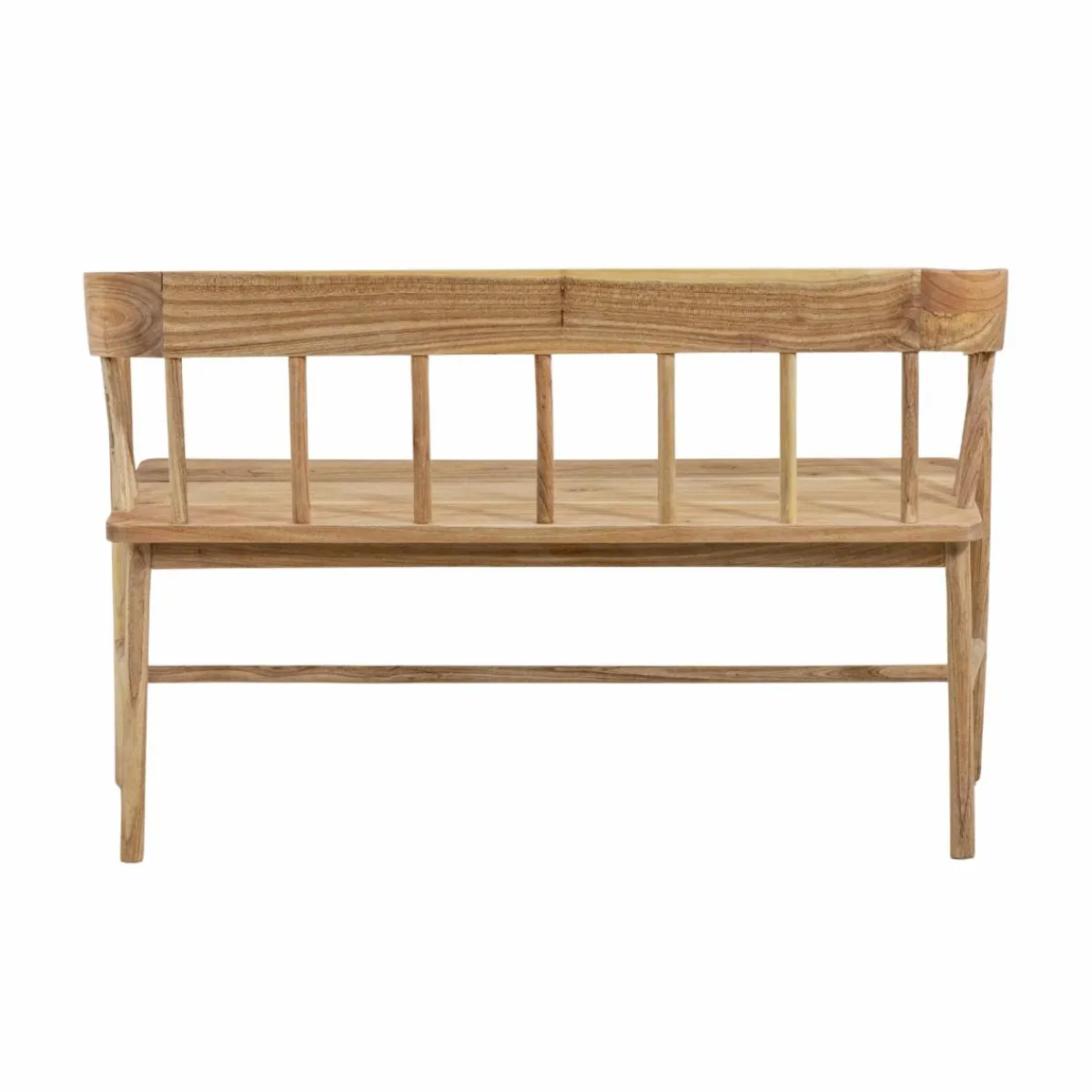 Made in Meubles Banc en bois de teck brut June