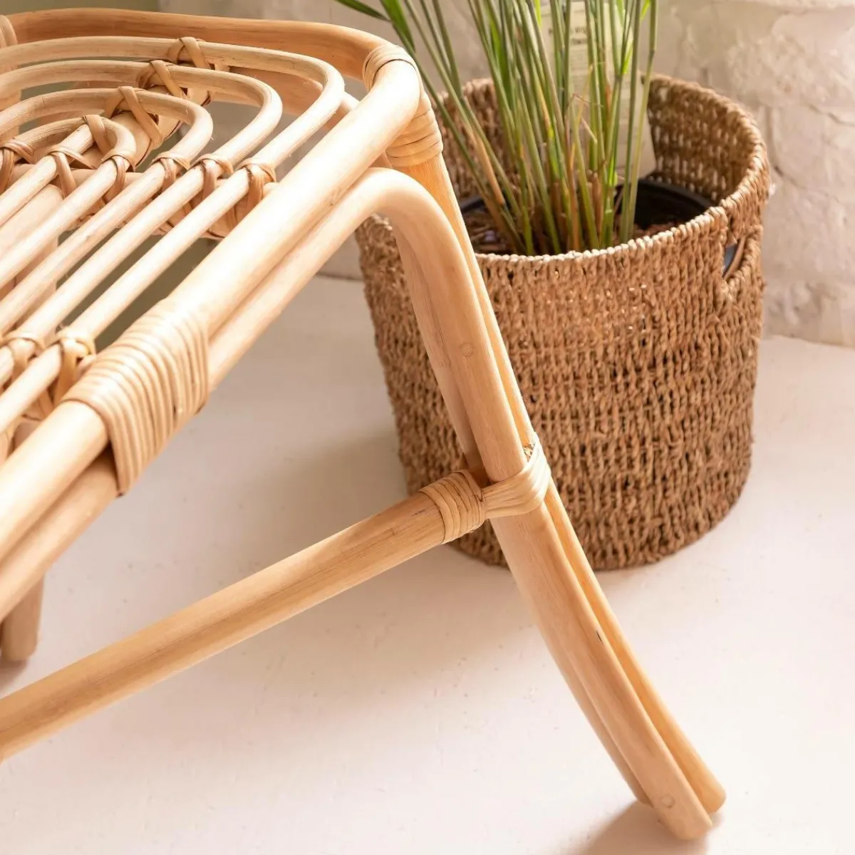 Made in Meubles Banc en rotin Rattan