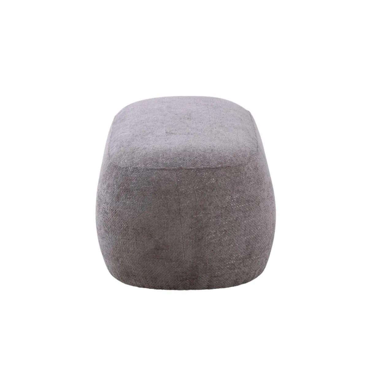 Made in Meubles Banc en tissu lilas Lola