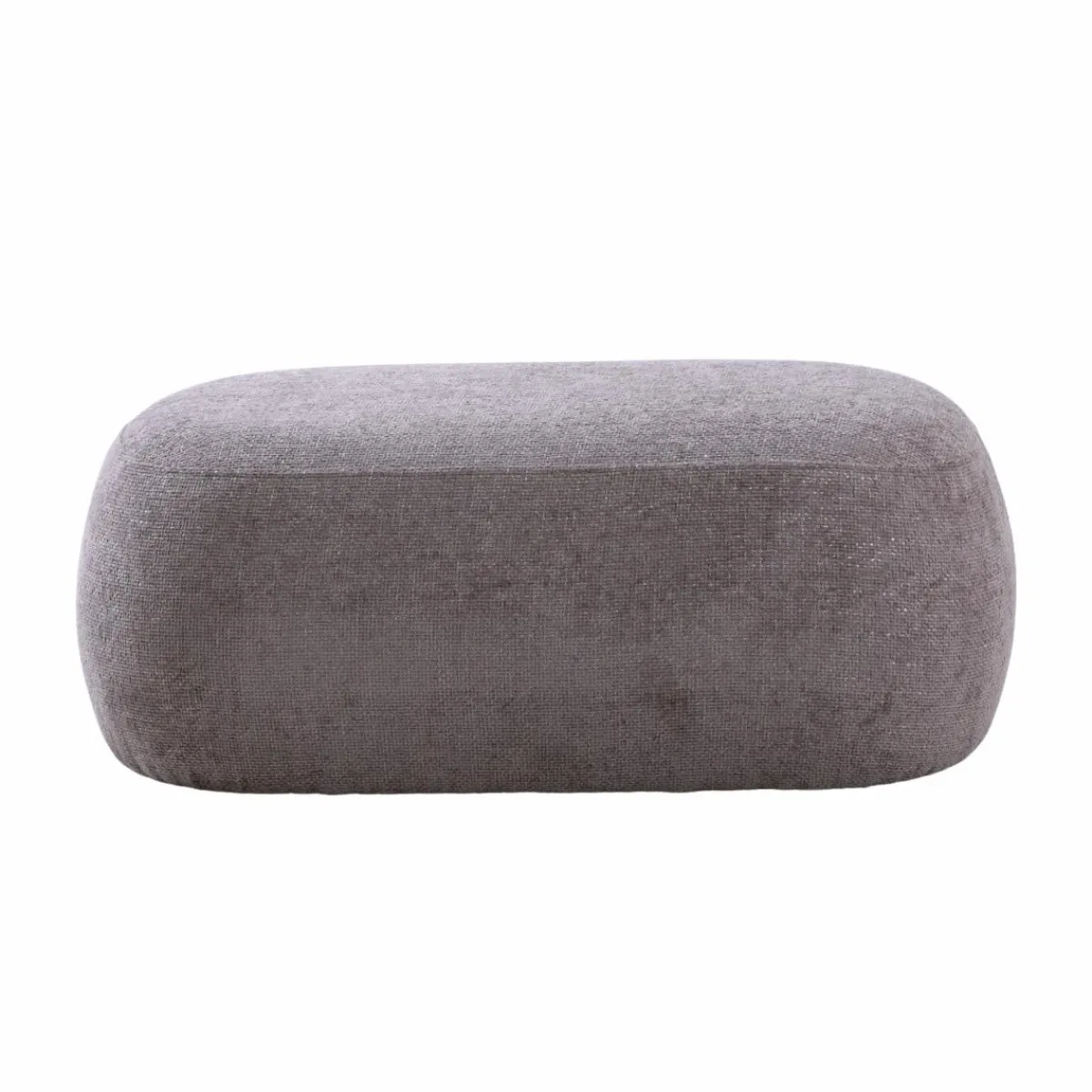 Made in Meubles Banc en tissu lilas Lola