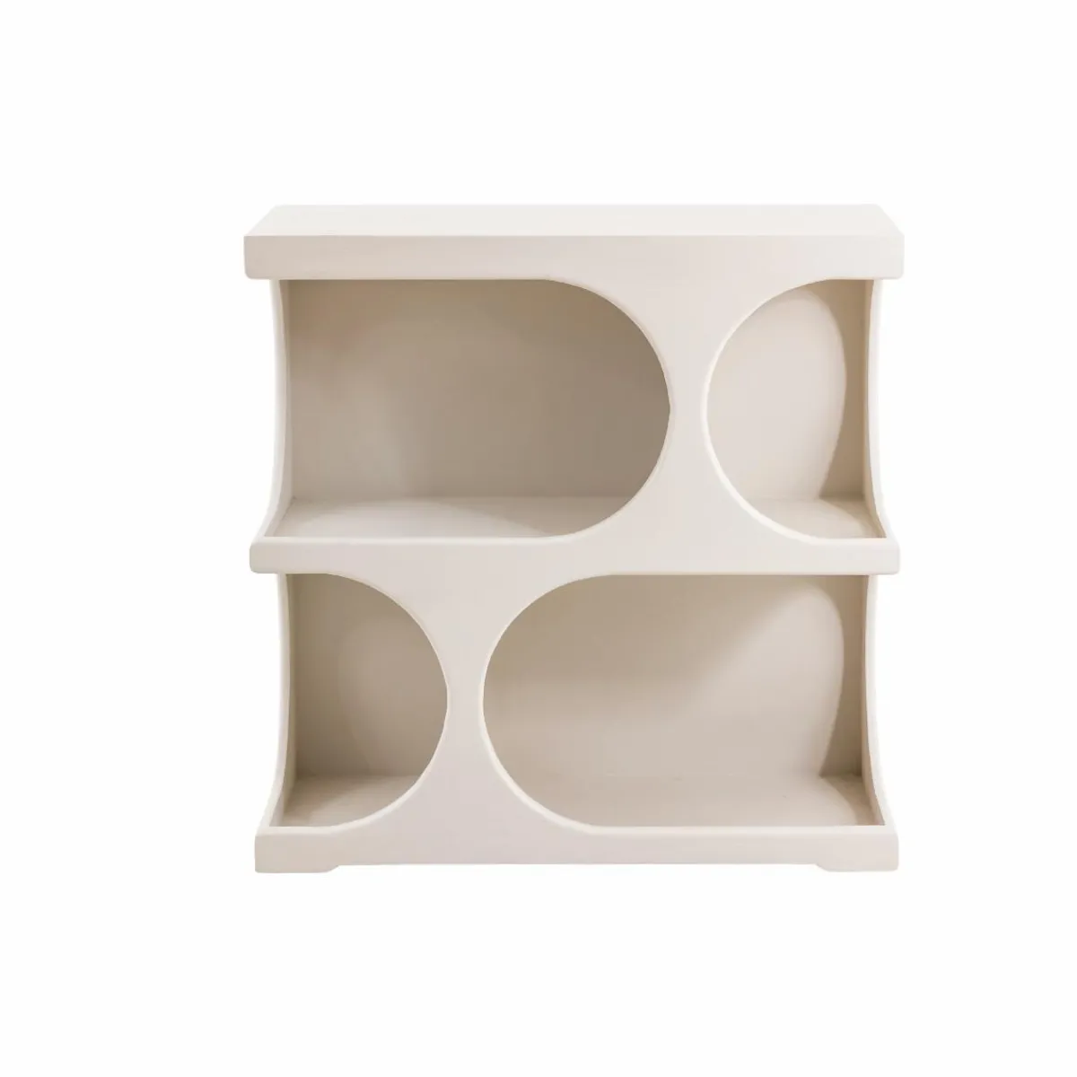 Made in Meubles Bibliothèque en bois blanc peint Niklas