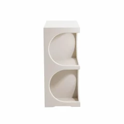 Made in Meubles Bibliothèque en bois blanc peint Niklas