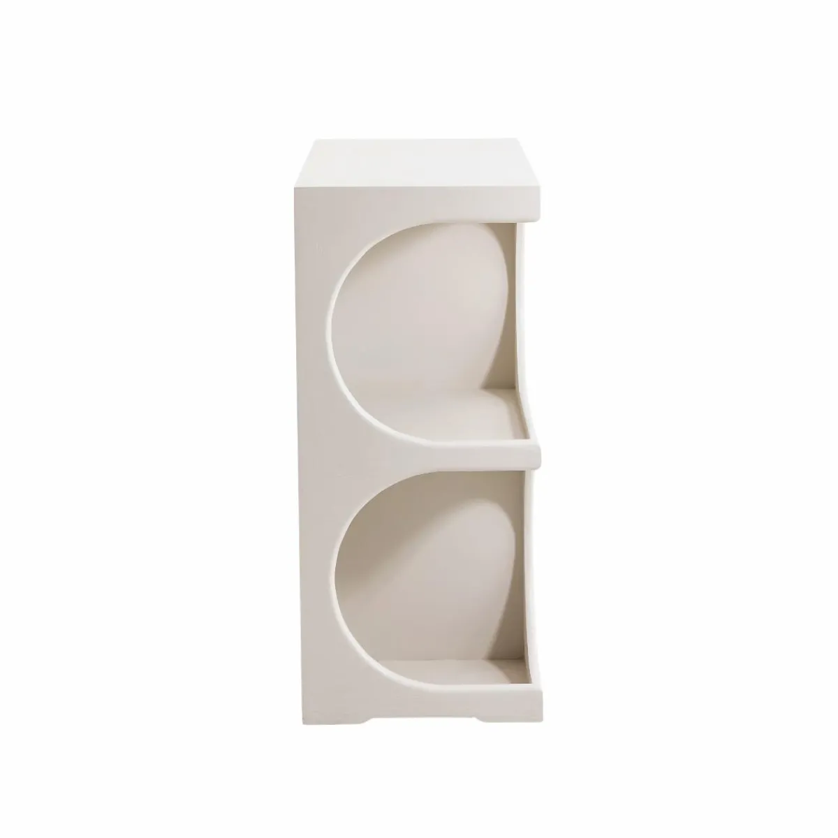 Made in Meubles Bibliothèque en bois blanc peint Niklas