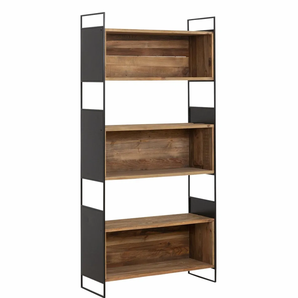 Made in Meubles Bibliothèque en bois recyclé 90 cm Blaise