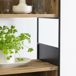 Made in Meubles Bibliothèque en bois recyclé 90 cm Blaise