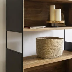 Made in Meubles Bibliothèque en bois recyclé 90 cm Blaise