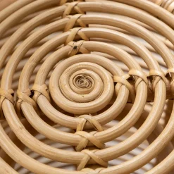 Made in Meubles Bout de canapé en rotin Rattan