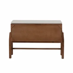 Made in Meubles Buffet 2 portes en bois d'acacia et terrazzo Kaelis
