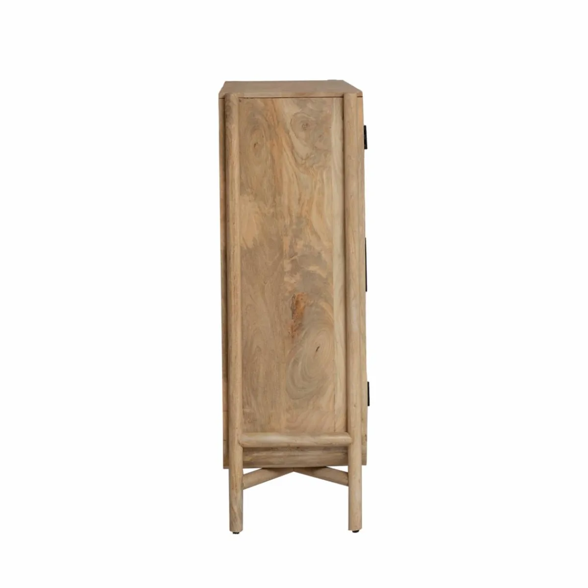 Made in Meubles Buffet 3 portes en bois de manguier Nova
