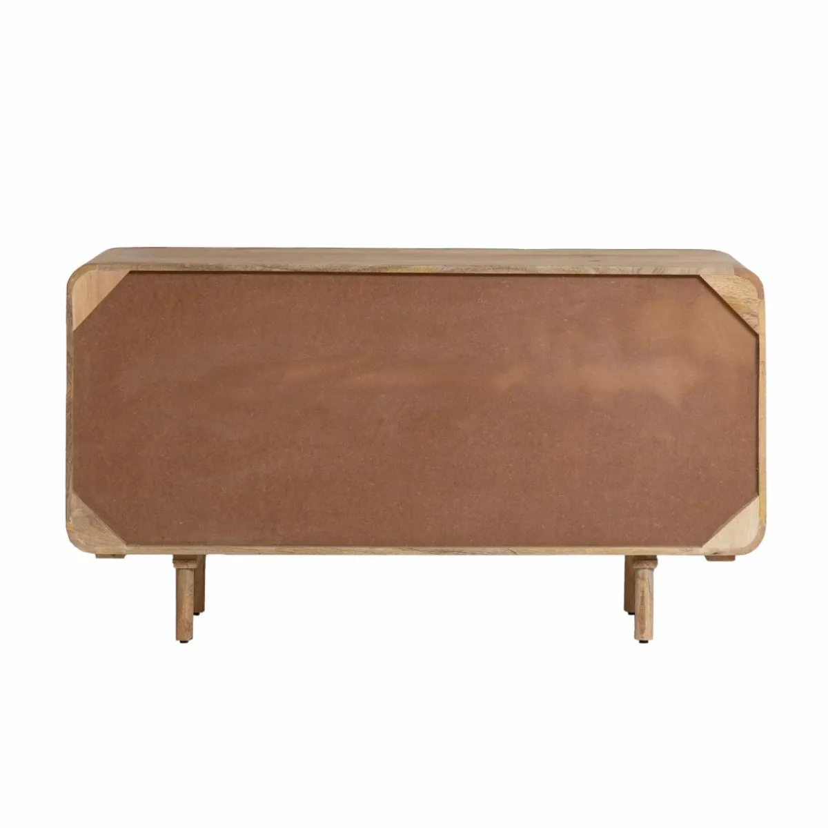 Made in Meubles Buffet 3 portes en bois de manguier Nova