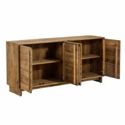 Made in Meubles Buffet 4 portes en bois recyclé Blaise