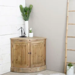 Made in Meubles Buffet d'angle en bois recyclé Garance