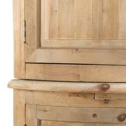 Made in Meubles Buffet d'angle haut en bois recyclé Garance