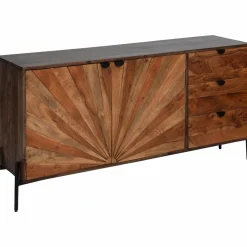 Made in Meubles Buffet en bois d'acacia Elvira