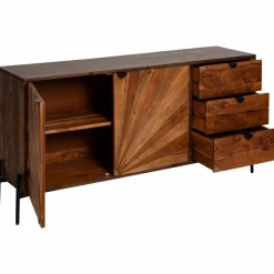 Made in Meubles Buffet en bois d'acacia Elvira