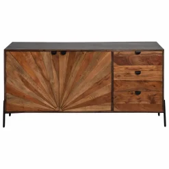 Made in Meubles Buffet en bois d'acacia Elvira