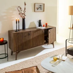 Made in Meubles Buffet en bois d'acacia Elie