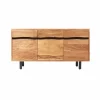 Made in Meubles Buffet en bois d'acacia et métal Mahé