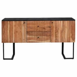 Made in Meubles Buffet en bois d'acacia et métal Pippa