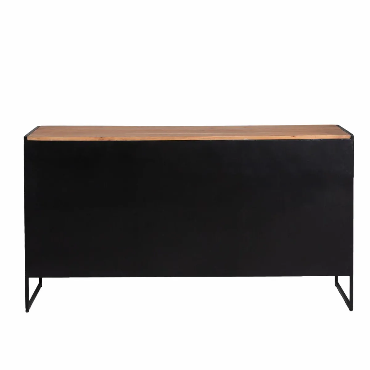 Made in Meubles Buffet en bois d'acacia et métal Bosco