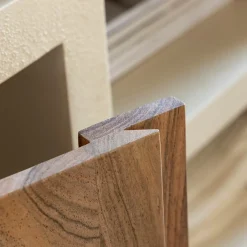 Made in Meubles Buffet en bois d'acacia et bois effet béton Dalva