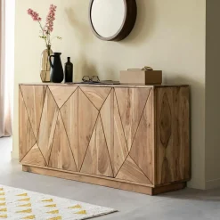 Made in Meubles Buffet en bois d'acacia Ezéa