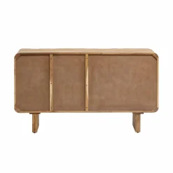 Made in Meubles Buffet en bois d'acacia foncé Tilio