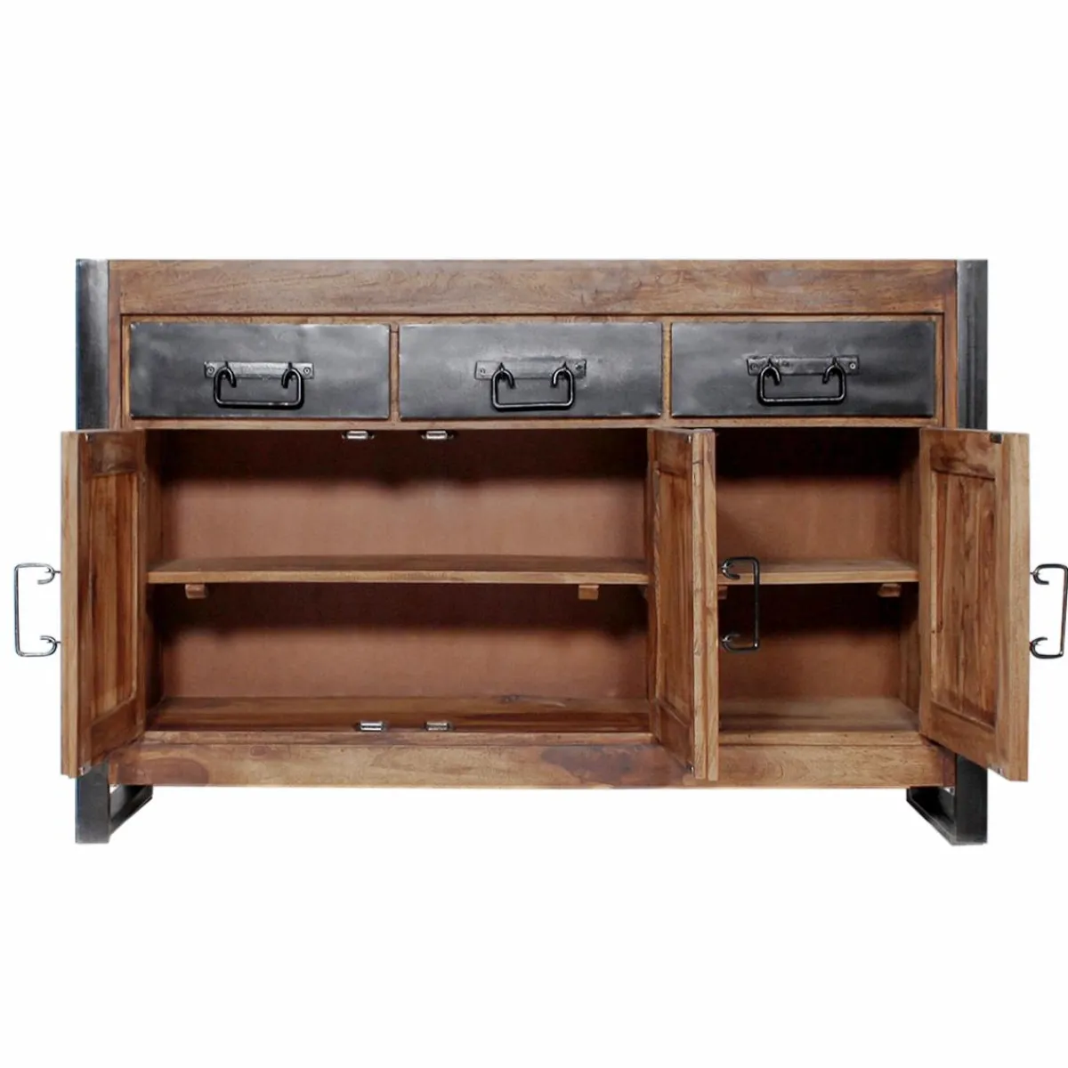 Made in Meubles Buffet en bois d'acacia Havana