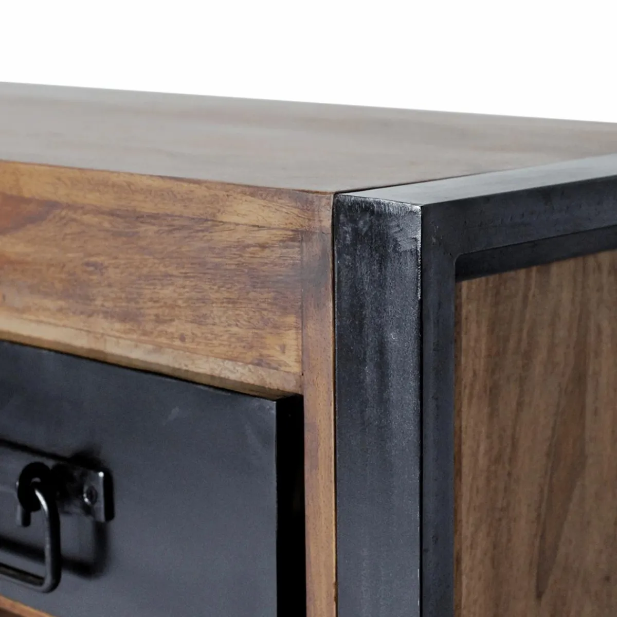 Made in Meubles Buffet en bois d'acacia Havana