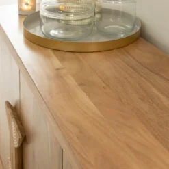 Made in Meubles Buffet en bois d'acacia Lonni