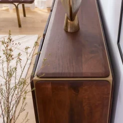 Made in Meubles Buffet en bois de manguier Lisette