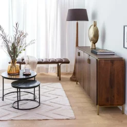 Made in Meubles Buffet en bois de manguier Lisette