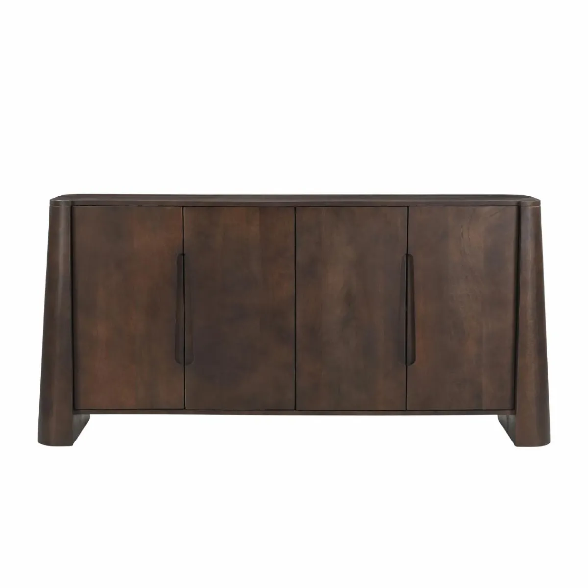 Made in Meubles Buffet en bois de manguier foncé Liriel