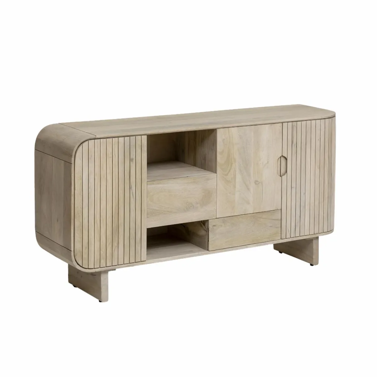Made in Meubles Buffet en bois de manguier clair Yoni