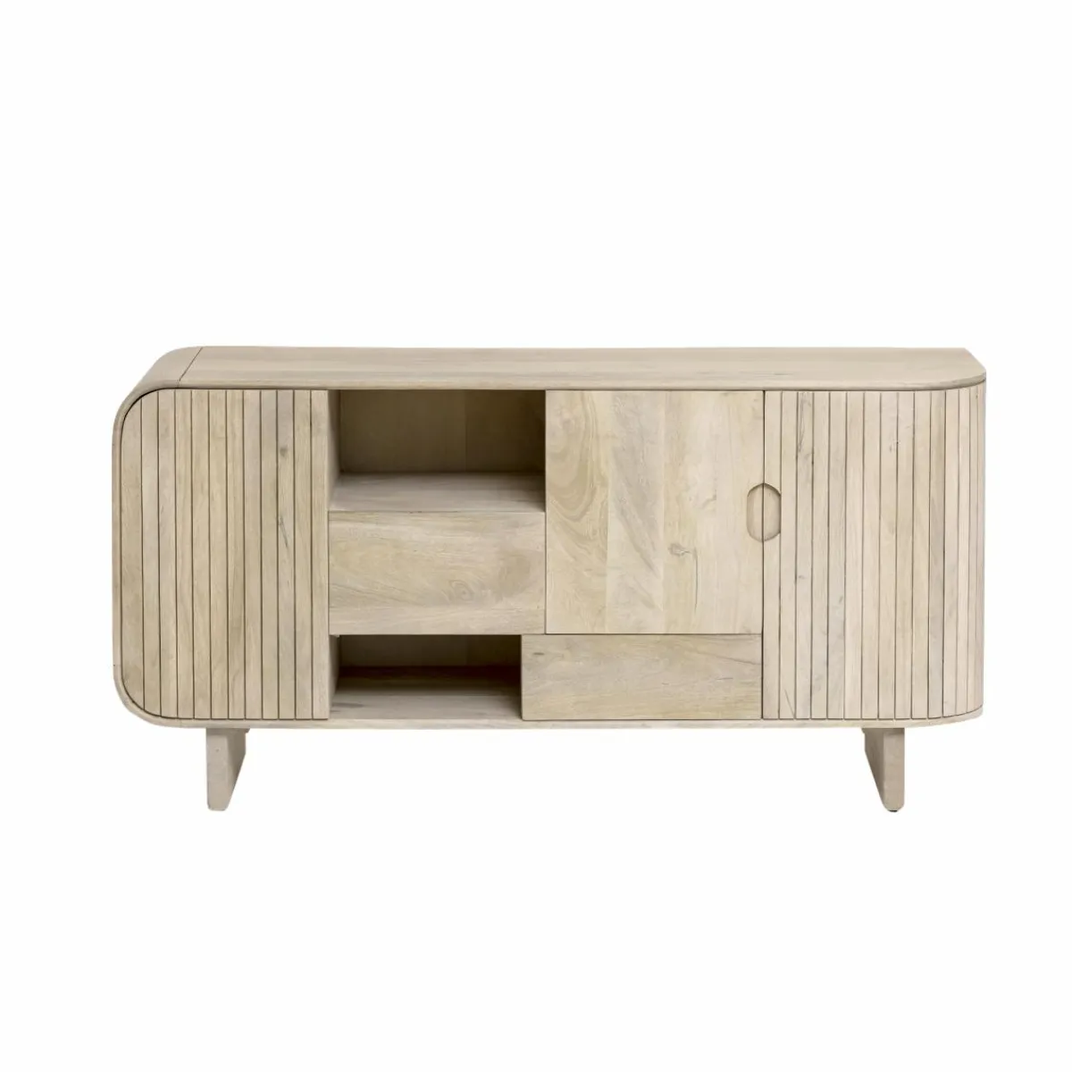 Made in Meubles Buffet en bois de manguier clair Yoni