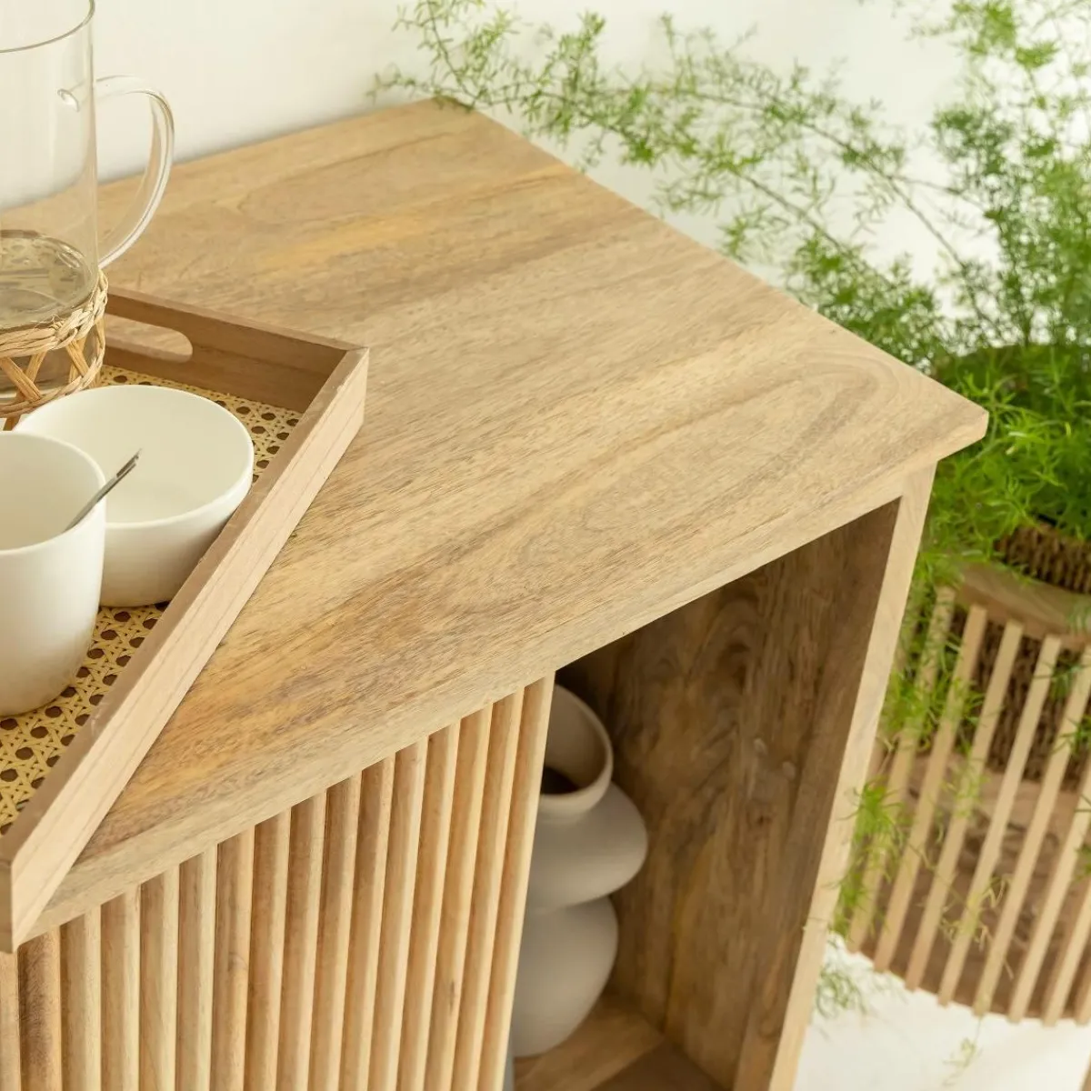 Made in Meubles Buffet en bois de manguier Liora