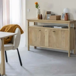 Made in Meubles Buffet en bois de manguier Amara