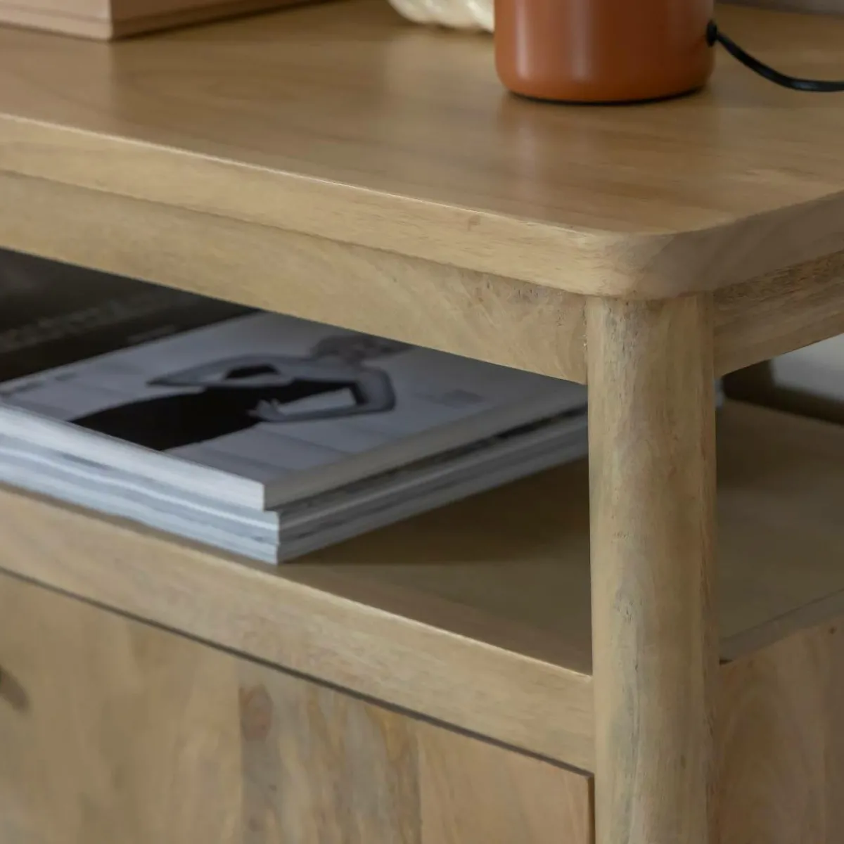 Made in Meubles Buffet en bois de manguier Amara