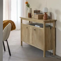 Made in Meubles Buffet en bois de manguier Amara