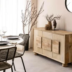 Made in Meubles Buffet en bois de manguier Adara