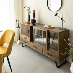 Made in Meubles Buffet en bois de manguier Joy