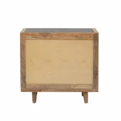 Made in Meubles Buffet en bois de manguier et marbre noir Riley